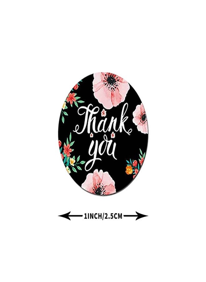 KCR Paper Elegant Floral Thank You Stickers Seal Label for Gift Packaging (Multicolour), 500 Stickers - Image 5